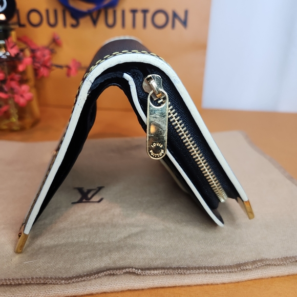 LOUIS VUITTON EUC SUHALI WALLET, In Noir/ Black MI1008 AUTHENTIC - Picture 10 of 16